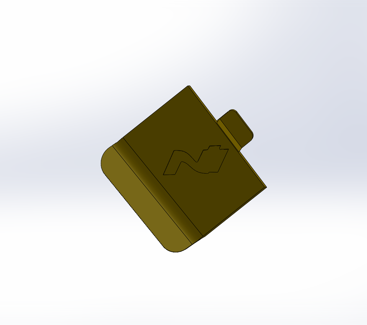 Tow Hook Cover for i20N 3D Printed