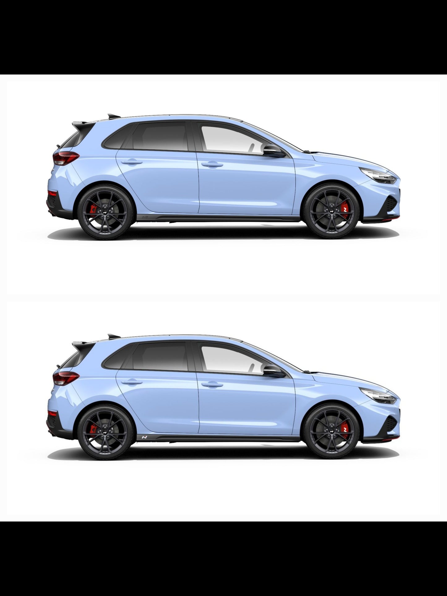 Skirt stickers for i30N and Fastback 3D printed