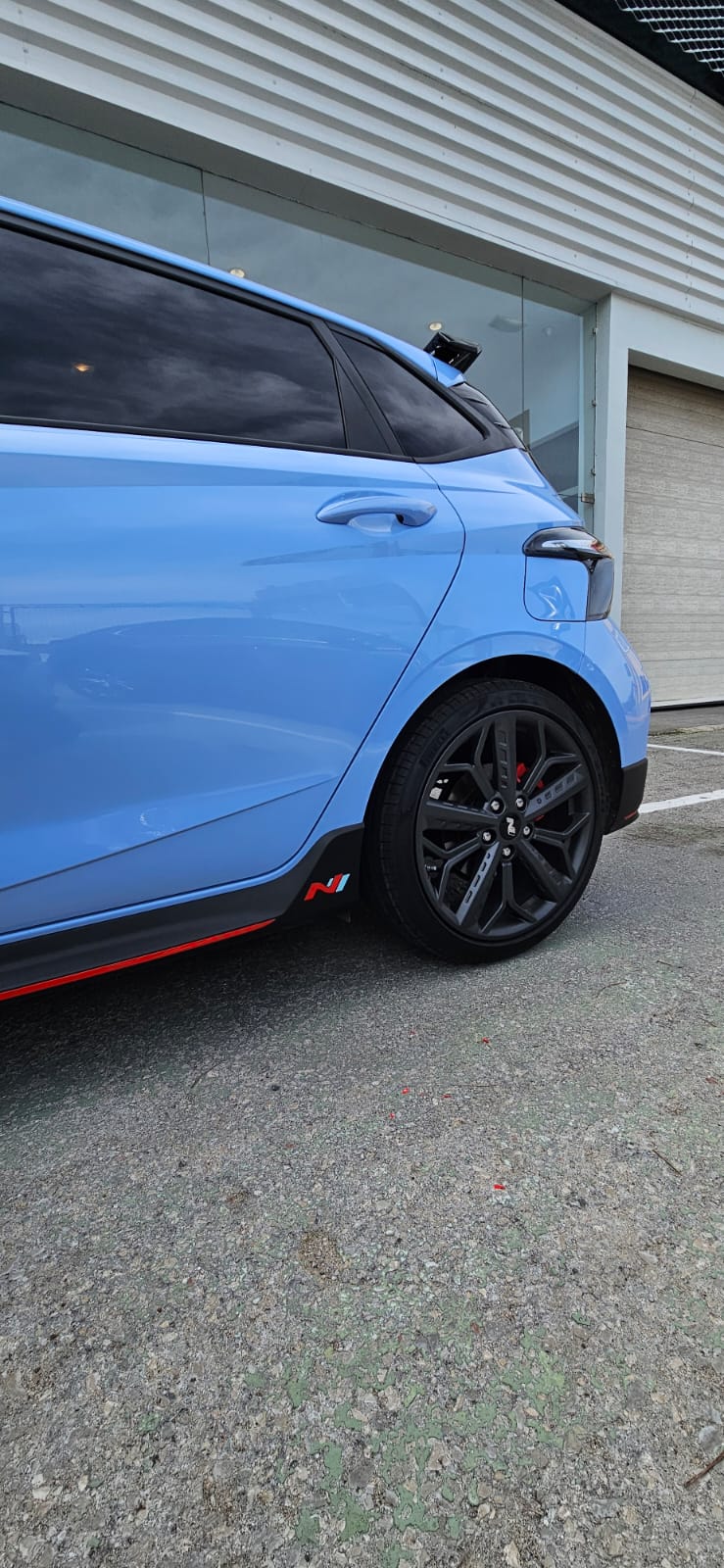 Auslassventil-Steuerknopf, Schürze und Kotflügelaufkleberpaket für i20N