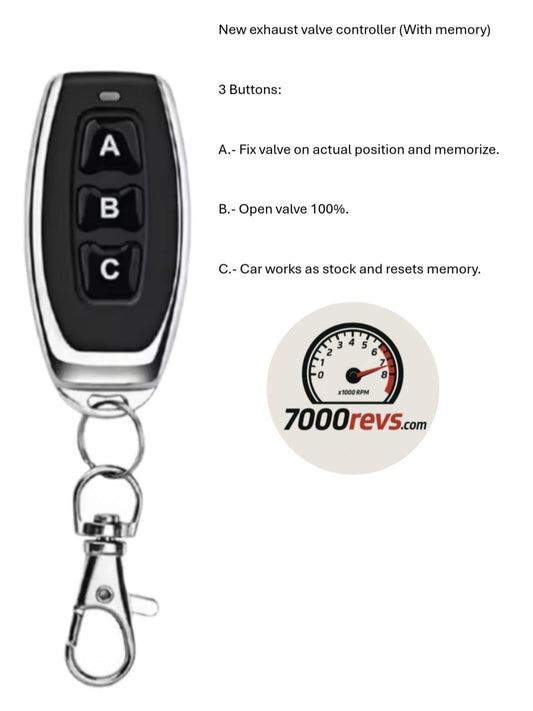 Exhaust valve controller (WITH MEMORY)