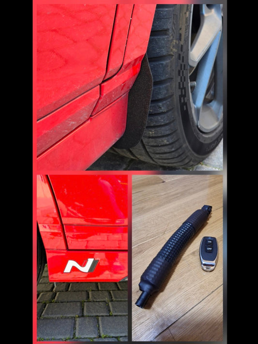 Exhaust valve controller, skirt stickers and mudguards pack for Kona N