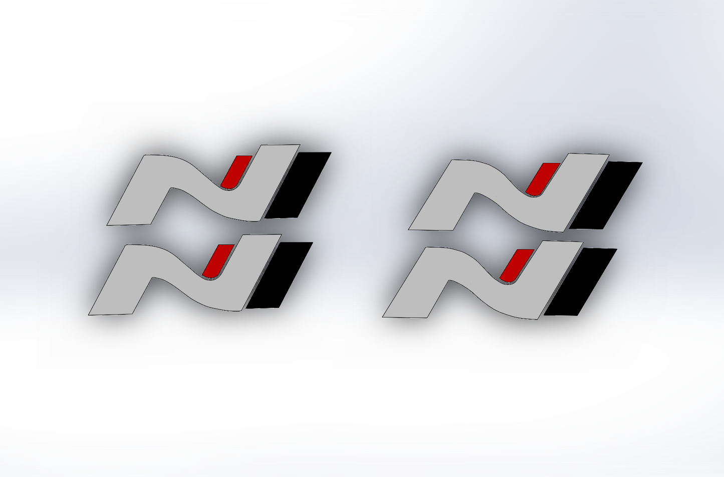 Skirt stickers for i30N and Fastback 3D printed